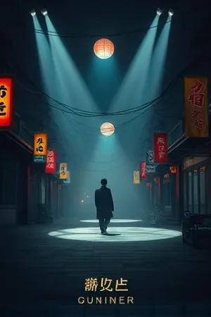 未寄出的回信海报，台灯下摊开的信纸与钢笔